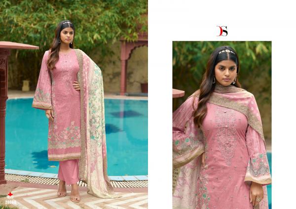 Deepsy Bin Saeed Lawn Collection 2 Designer Cotton Salwar Kameez